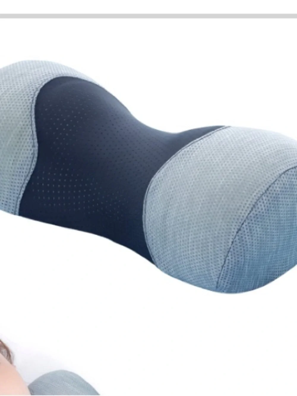 Small Neck Roll Pillow - GRAY